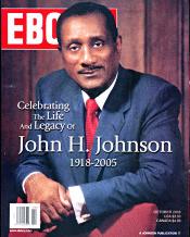 front cover of September 2005 Ebony magazine