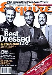 front cover of September 2005 Esquire magazine