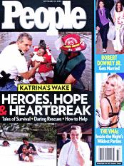 front cover of September 2005 People magazine