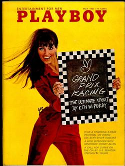 front cover of Playboy magazine from May 1967